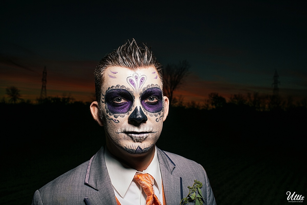 day of the dead groom