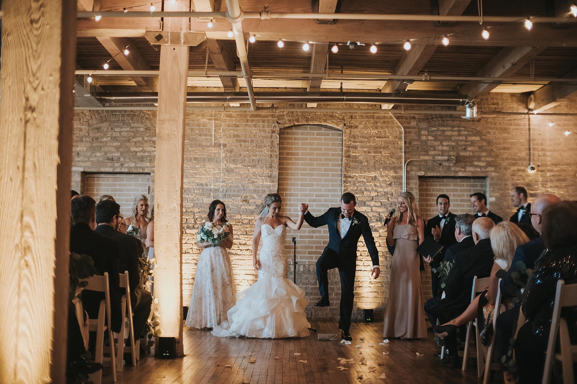 Stacey Chris A Lacuna Lofts in Chicago Wedding